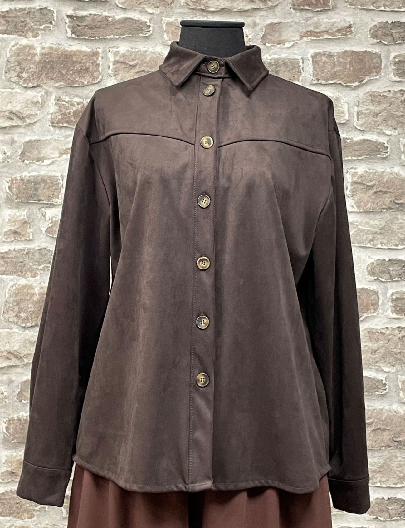 CHEMISE SUEDINE